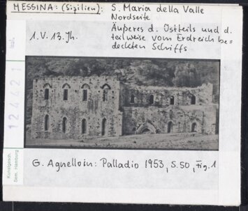 Vorschaubild Messina (Sizilien): S.Maria della Valle  1.Viertel 13.Jh.
Äußeres des Ostteils Diasammlung